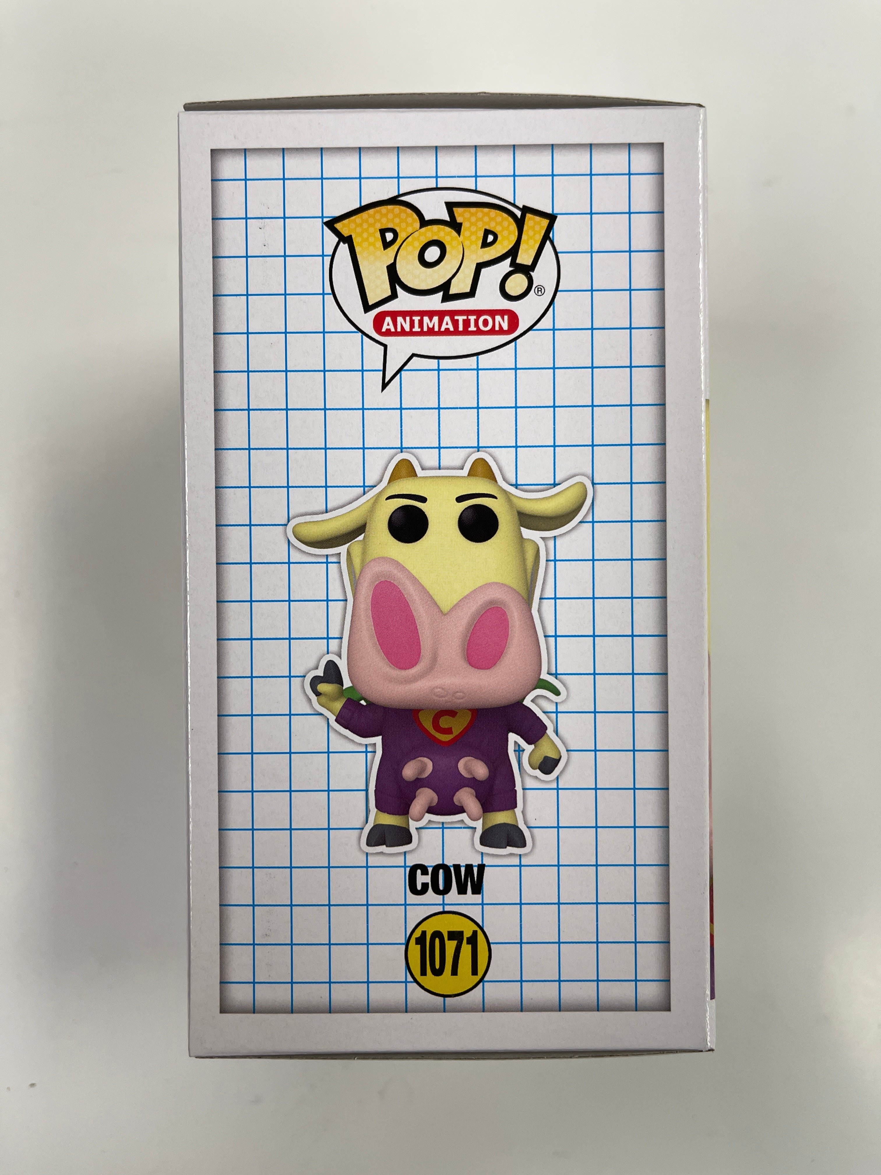 Funko Pop! Animation Super Cow #1071 Cow & Chicken Cartoon Network 2021