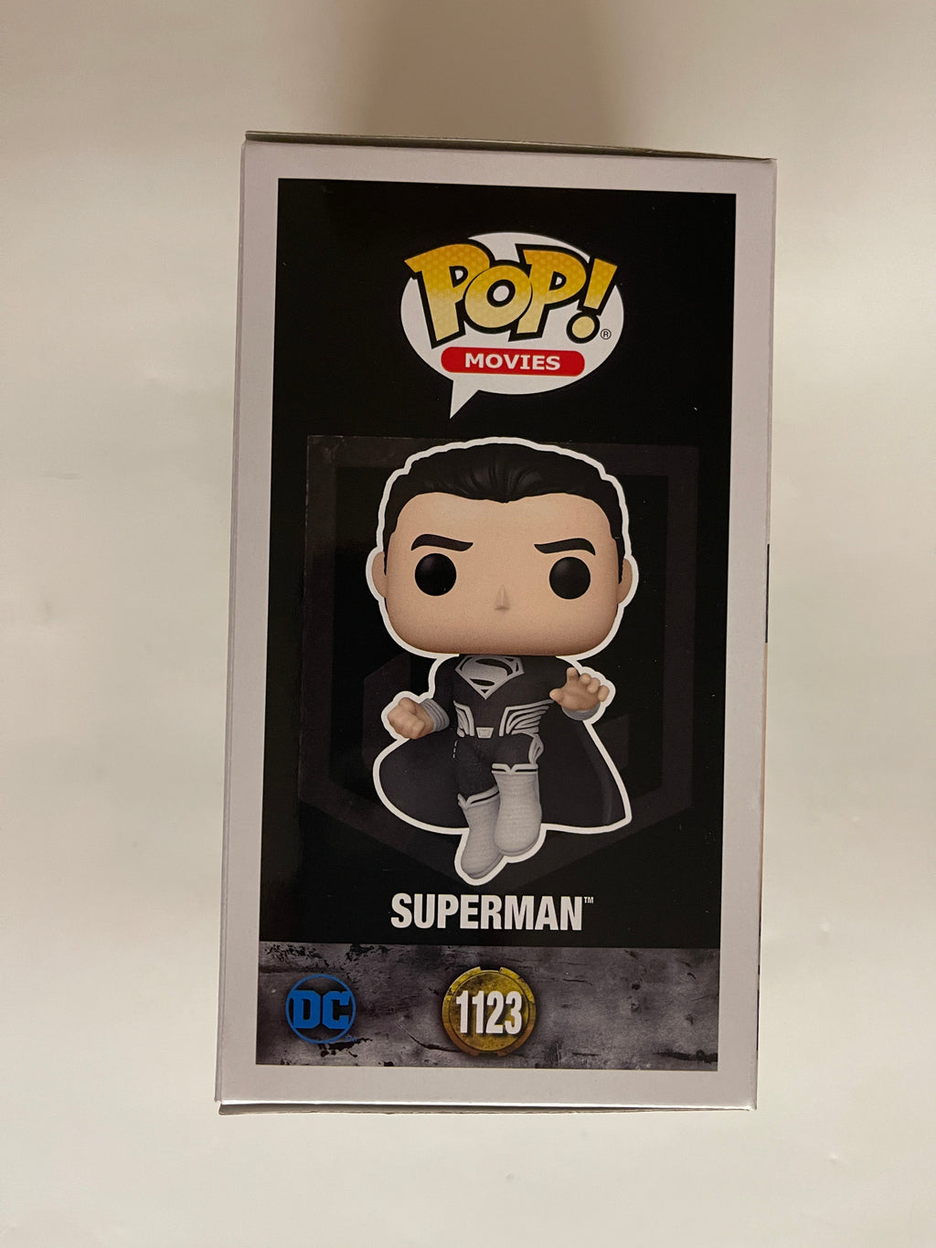 Funko Pop! Movies Superman In Black Suit #1123 Snyder's Cut Justice League DCEU