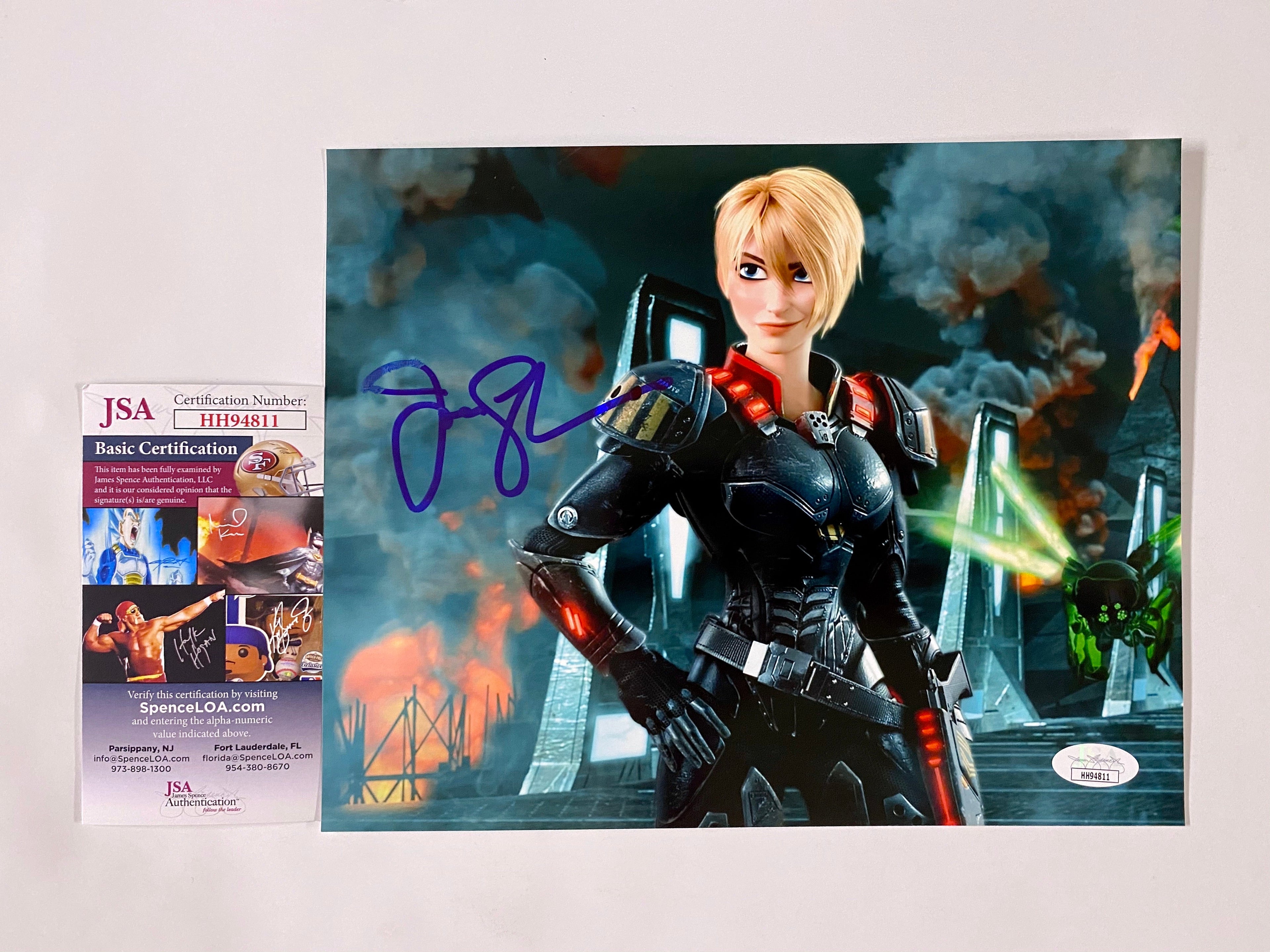 Jane Lynch Signed 8x10 Glossy Photo Disney Wreck-It Ralph Glee With JSA COA