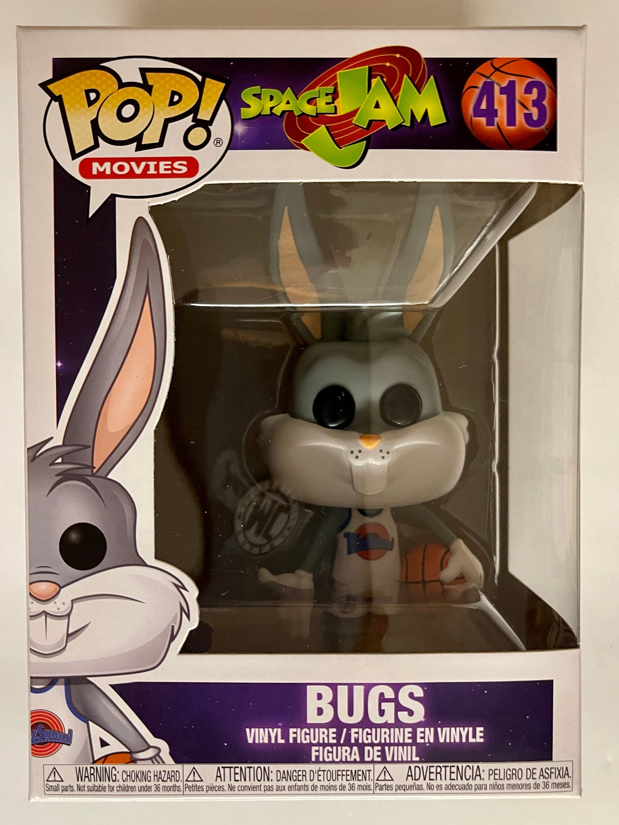 Funko Pop! Movies Space Jam Bugs Bunny #413 Looney Tunes Tune Squad