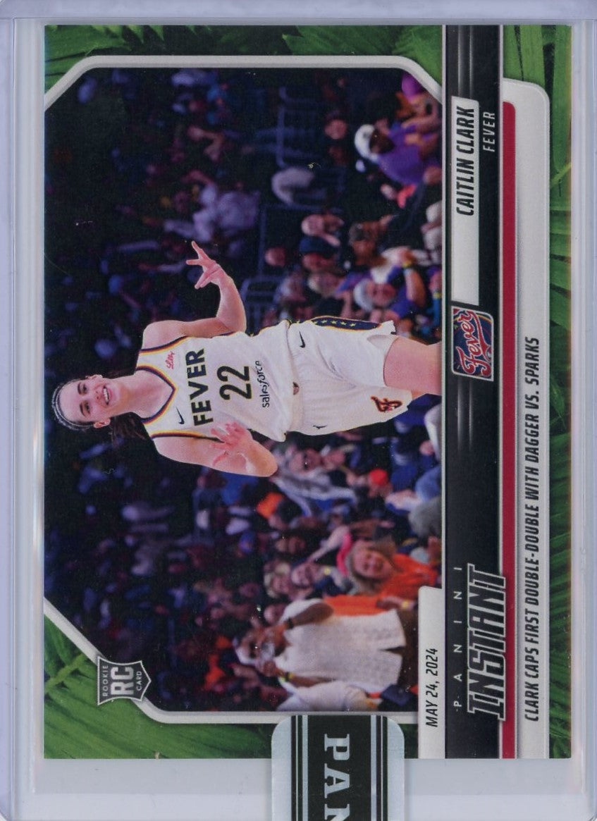 2024-panini-instant-caitlin-clark-28-jungle-25-rookie-rc-basketball-card