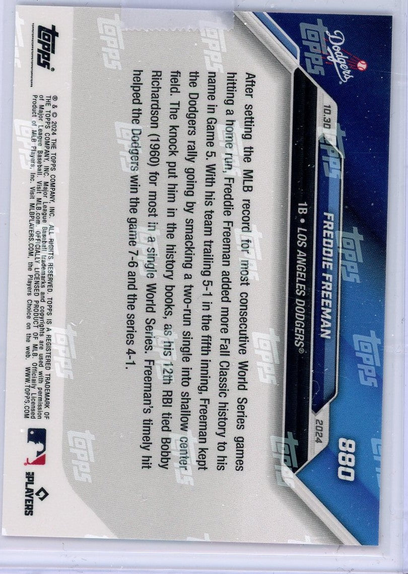 2024-topps-now-freddie-freeman-880-red-10-los-angeles-dodgers-baseball-card