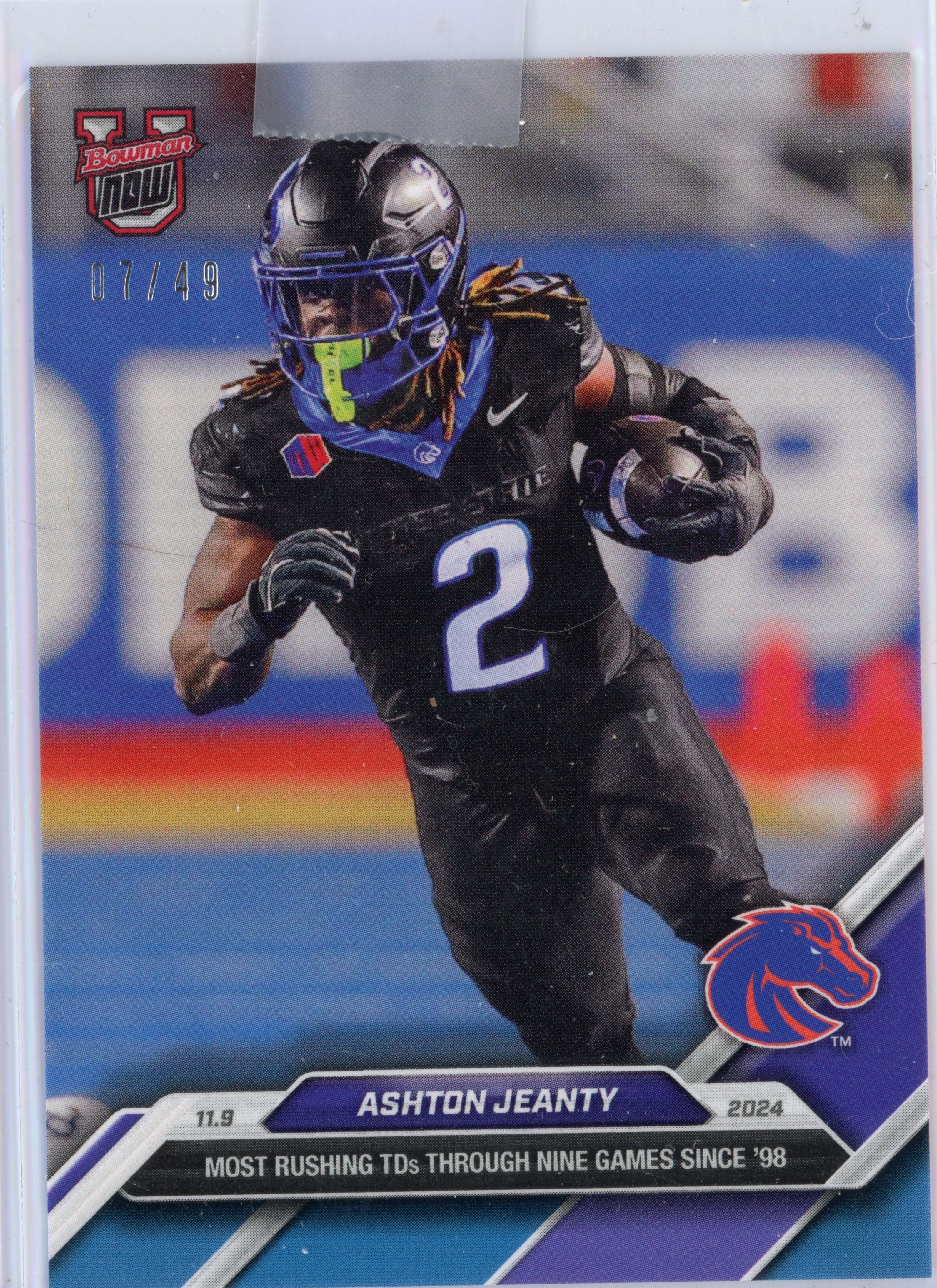 2024-topps-bowman-u-now-ashton-jeanty-38-blue-49-boise-state-broncos-rookie-rc-football-card