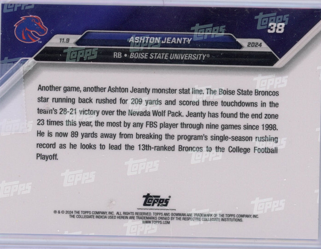 2024-topps-bowman-u-now-ashton-jeanty-38-blue-49-boise-state-broncos-rookie-rc-football-card