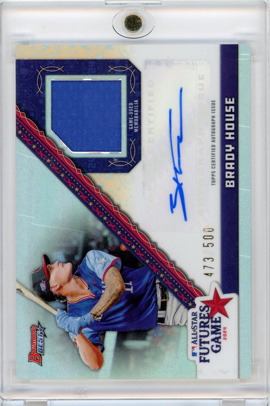 2024-topps-bowmans-best-brady-house-fgra-bh-futures-game-auto-500-rookie-rc-baseball-card