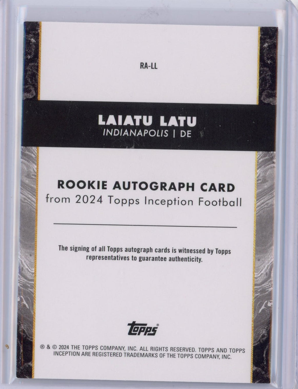 2024-topps-inception-laiatu-latu-rall-green-autograph-150-rookie-rc-football-card