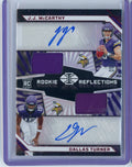 2024-panini-illusions-rookie-reflections-jj-mccarthy-dallas-turner-rra-mv-rookie-patch-auto-rpa-199-rookie-rc-football-card
