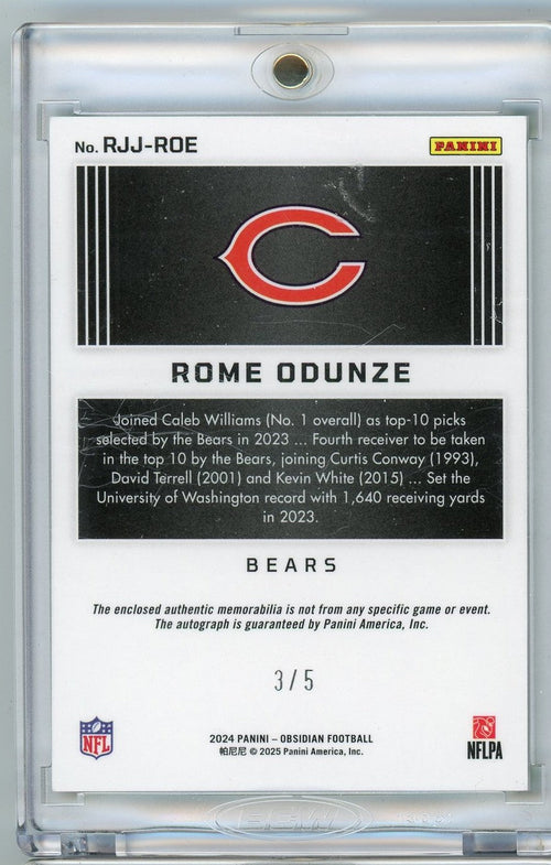 2024-panini-obsidian-rome-odunze-rjj-roe-rpa-auto-5-rookie-rc-football-card