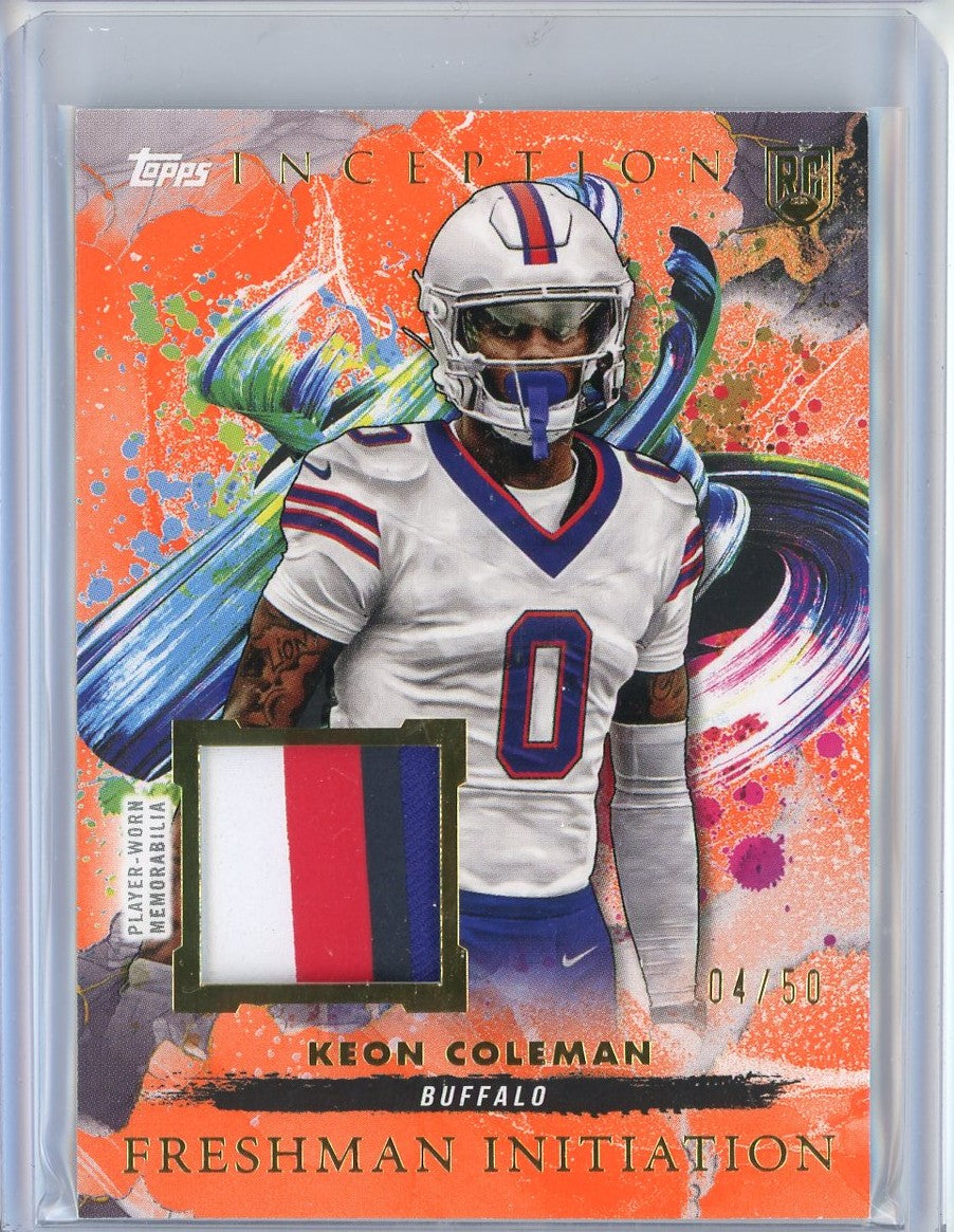 2024-topps-inception-freshman-initiation-keon-coleman-fi-5-50-4-color-patch-relic-rookie-rc-football-card