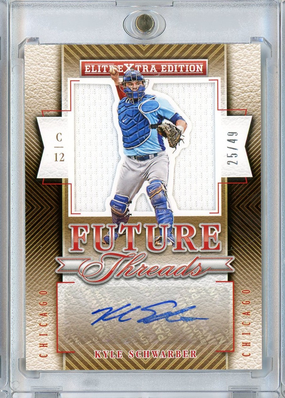 2015-panini-elite-extra-edition-kyle-schwarber-2-49-future-threads-silhouette-rpa-auto-rookie-rc-baseball-card