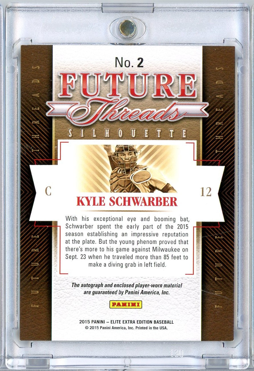 2015-panini-elite-extra-edition-kyle-schwarber-2-49-future-threads-silhouette-rpa-auto-rookie-rc-baseball-card