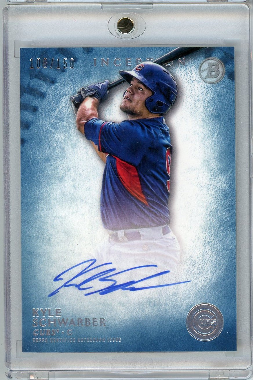 2015-bowman-inception-kyle-schwarber-pa-ks-150-auto-rookie-rc-baseball-card