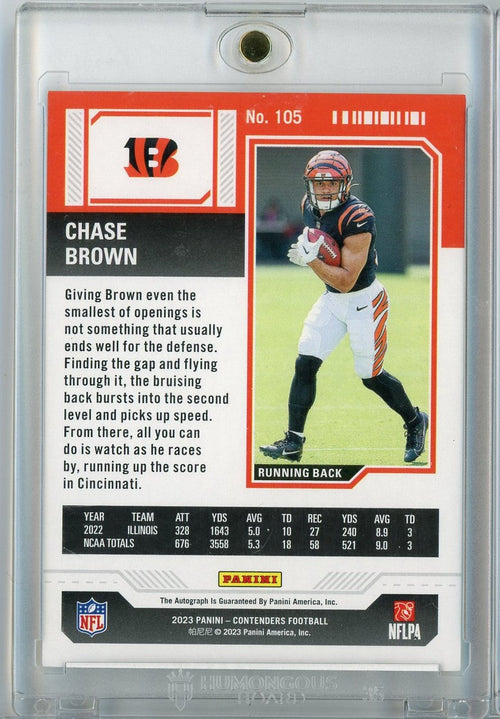 2023-panini-contenders-playoff-ticket-chase-brown-105-149-auto-rookie-rc-football-card