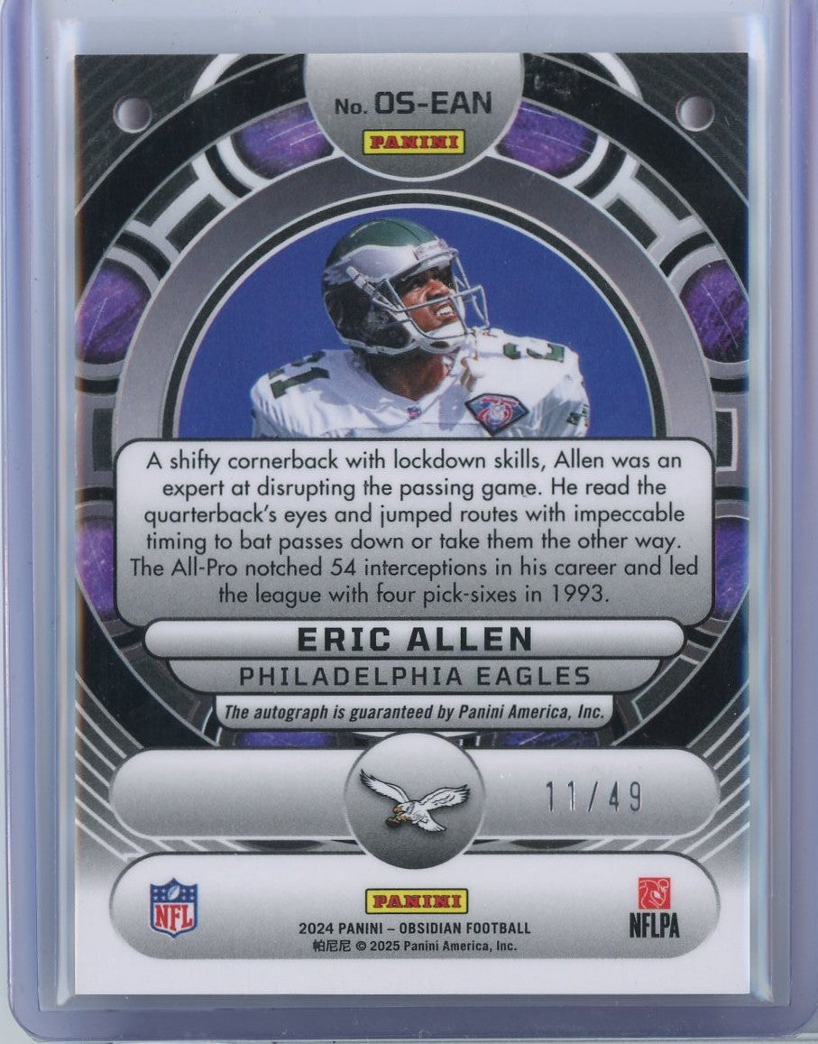 2024-panini-obsidian-orbital-eric-allen-osean-auto-49-philadelphia-eagles-football-card