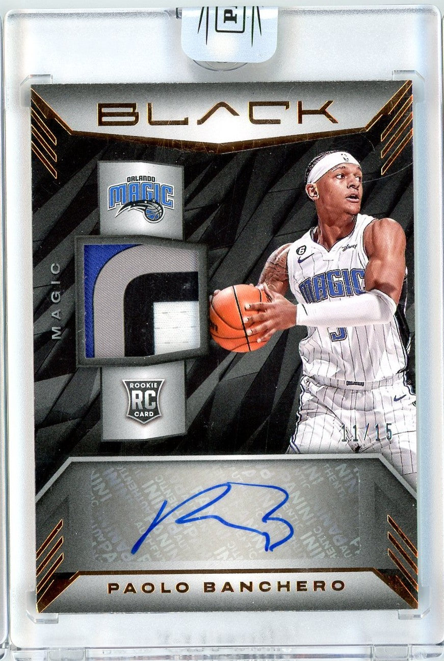 2022-panini-black-paolo-banchero-rma-pbc-15-rookie-patch-auto-rpa-rookie-rc-basketball-card