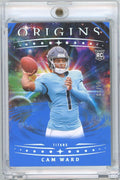 2025-panini-origins-blue-cam-ward-143-99-rookie-rc-football-card
