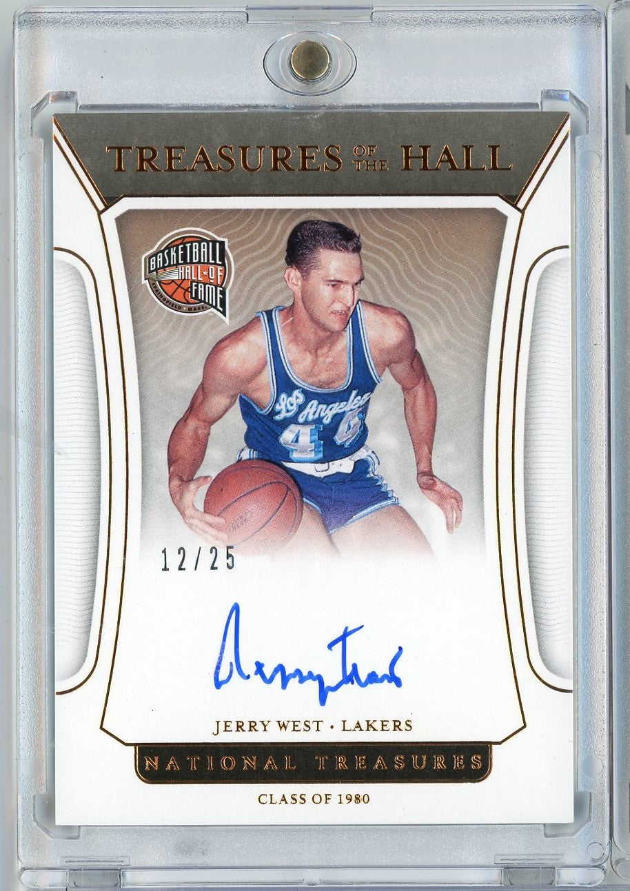 2021-panini-national-treasures-jerry-west-tohjws-25-treasures-of-the-hall-auto-basketball-card
