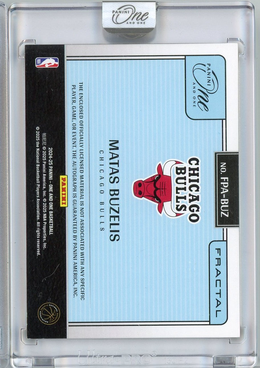 2024-panini-one-and-one-matas-buzelis-fpabuz-25-fractal-rpa-auto-rookie-rc-basketball-card