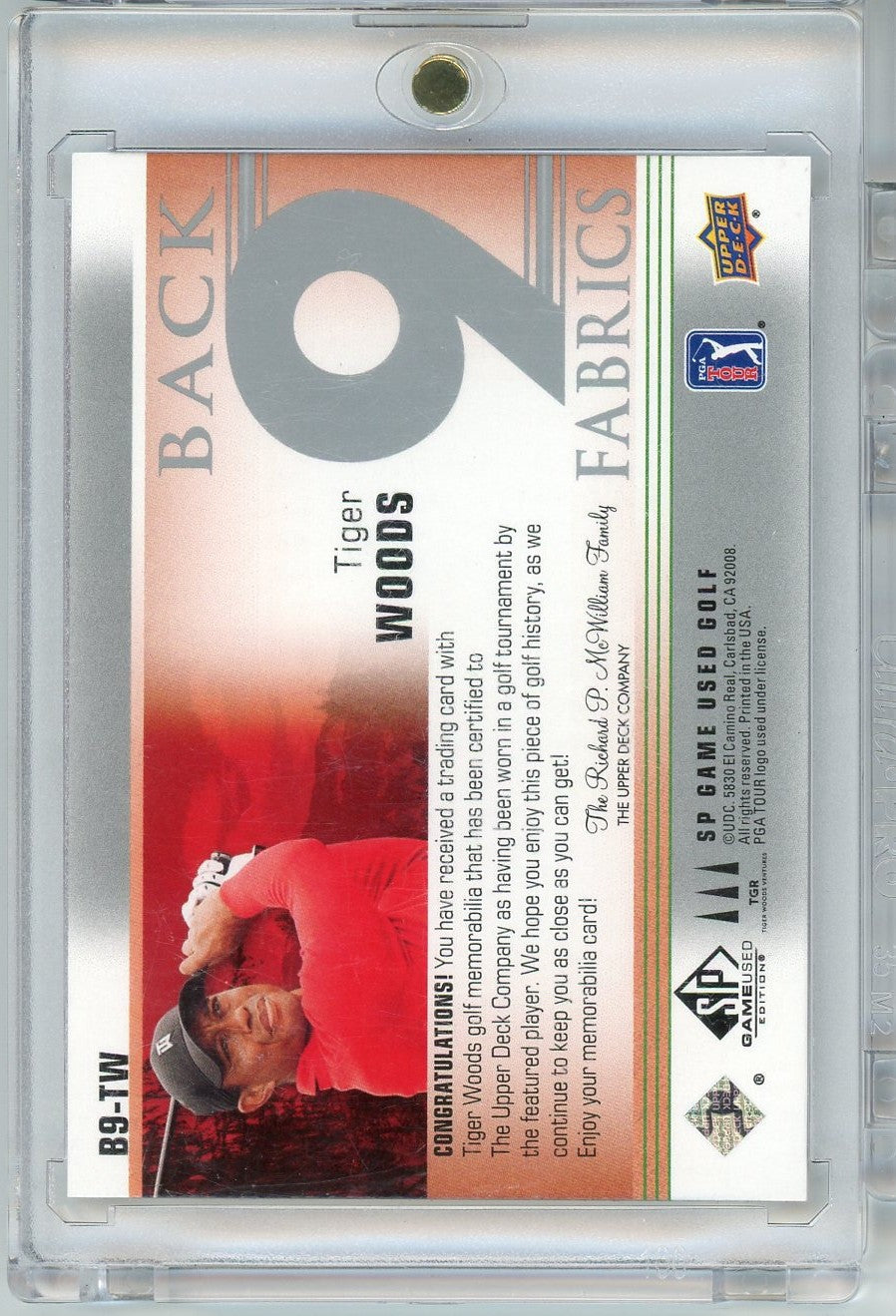 2021-upper-deck-sp-game-used-back-9-fabrics-tiger-woods-b9tw-event-worn-relic-golf-card