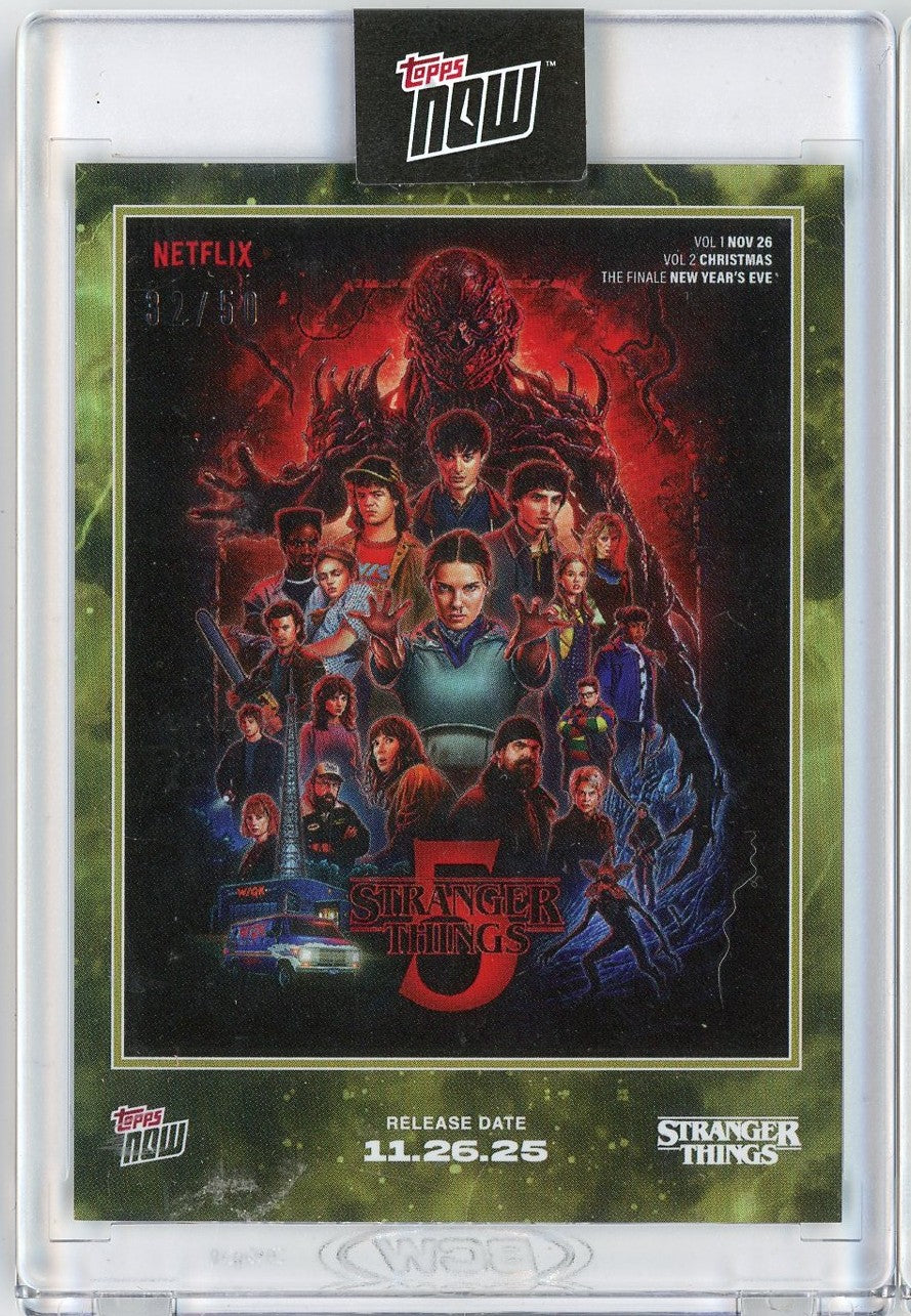 2025-topps-now-stranger-things-stra-gold-50-season-5-cover-art-card