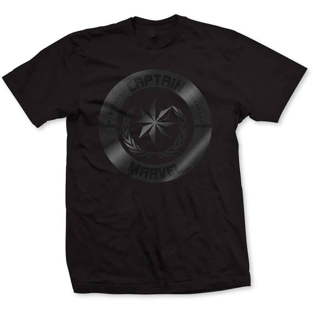 Marvel Comics Captain Marvel Silver Circle [T-Shirt]