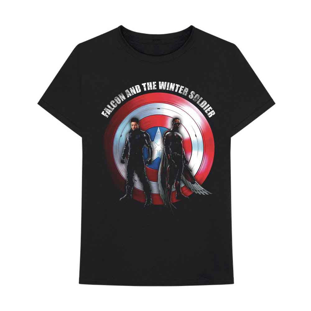 Marvel Comics Falcon & Winter Soldier Shield Logo [T-Shirt]