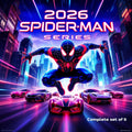 Hot Wheels Silver Series Spider-Man Complete Set of 5 (2026) - Limited Edition Collectible Diecast Cars