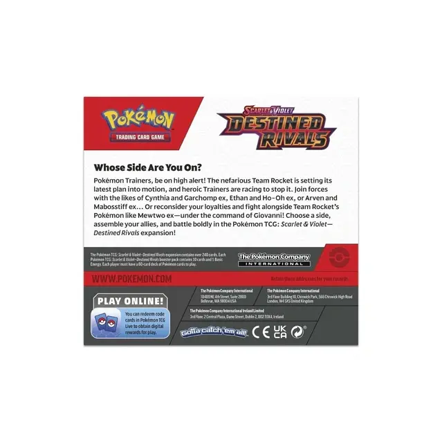 Pokemon TCG SV10 Destined Rivals Booster Box