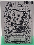 Sandwich warrior Metal Token