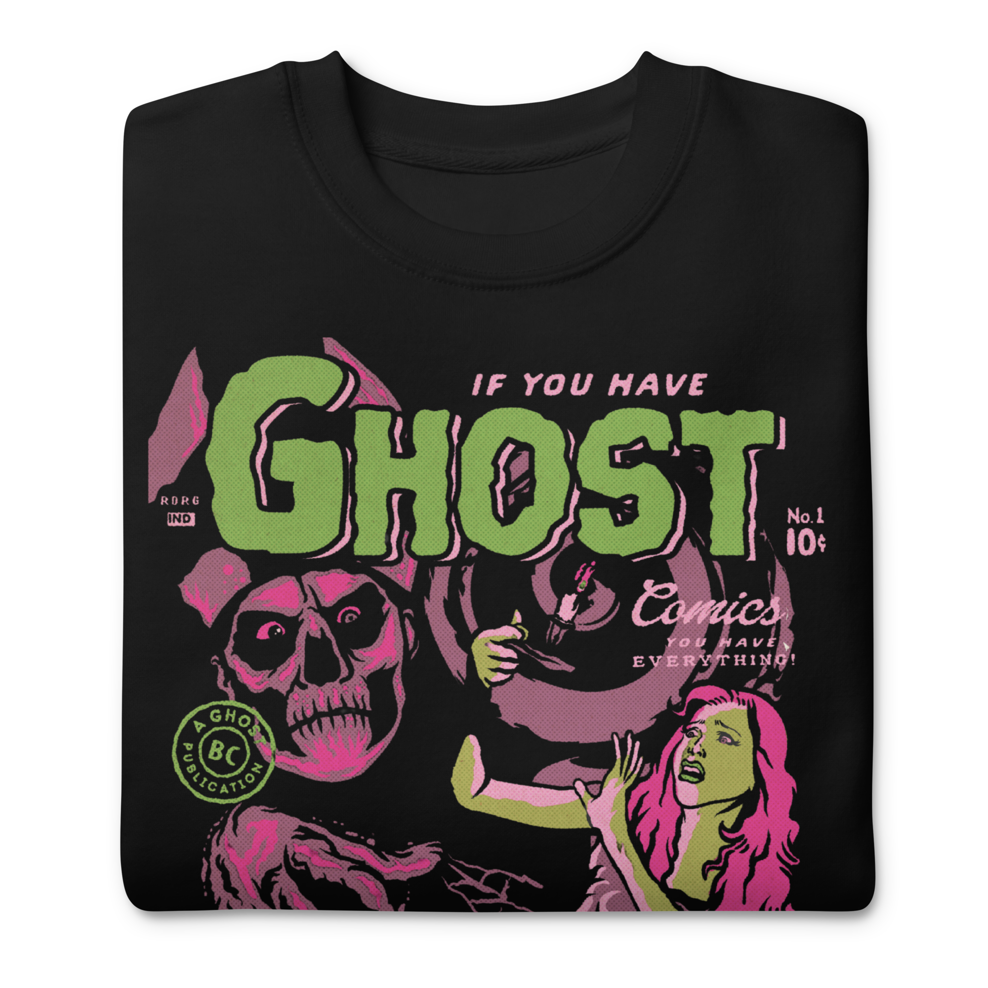 MERCHMOMENT Ghost Comics Vintage Sweatshirt [Apparel]