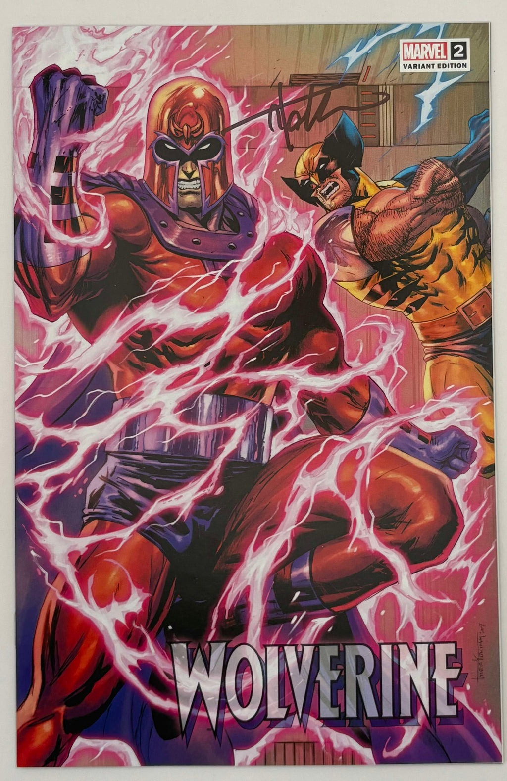[Signed by Tyler Kirkham] WOLVERINE #2 Unknown Tyler Kirkham Connecting Cover Excl Var