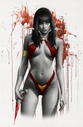 VAMPIRELLA/DRACULA: RAGE #5 (CELINA EXCLUSIVE VIRGIN VARIANT B) COMIC BOOK ~ Dynamite